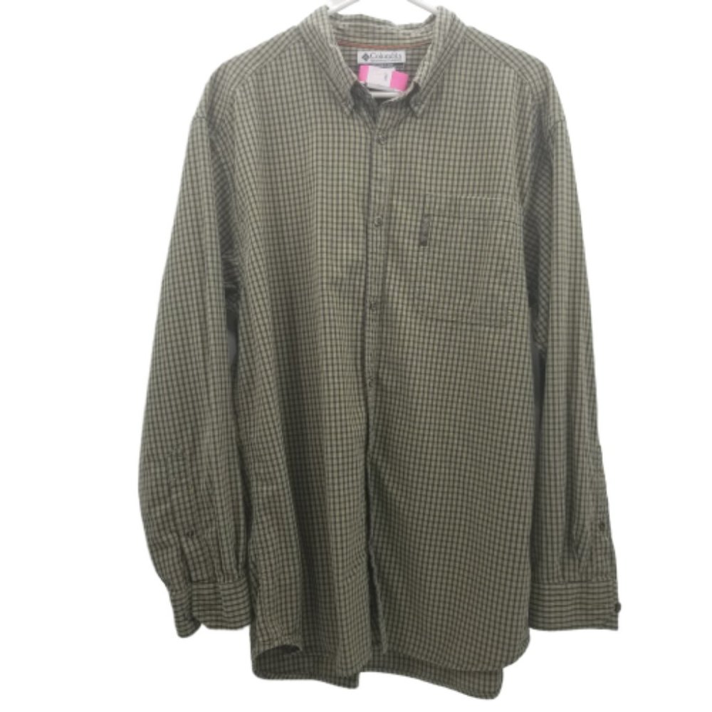 Columbia Sportswear Men’s Plaid Shirt Button Down